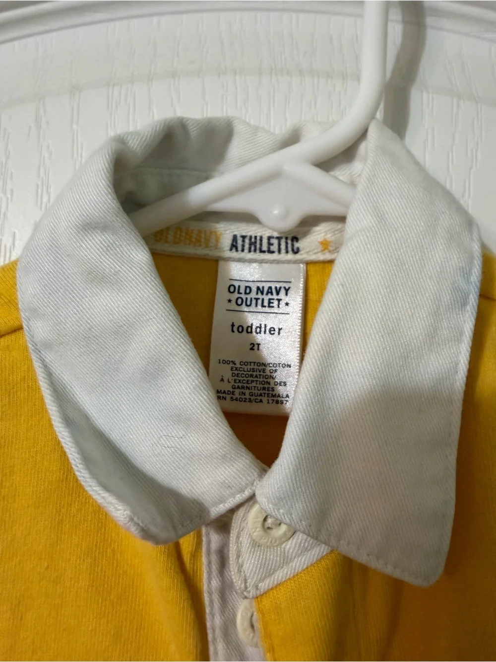 Old Navy Yellow Navy Gray Colorblock Polo